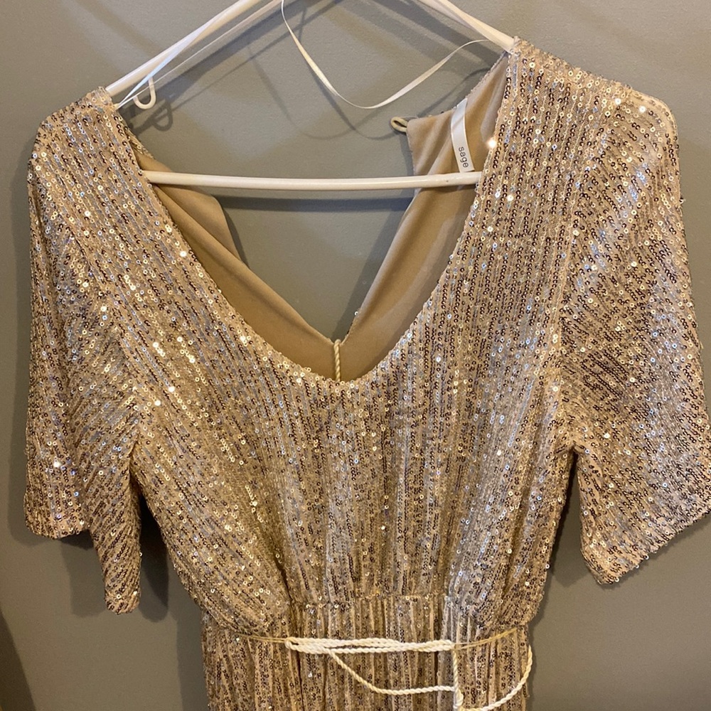 NWOT never worn maxi sequin dress!!!